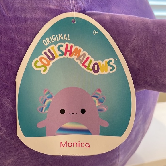 LAST NWT XXL 20” Monica / Xho the Purple Axolotl Squishmallow - Picture 7 of 7